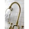 Kingston Brass KS7797TALBS Bridge Kitchen Faucet with Brass Sprayer, Brushed Brass KS7797TALBS - alternate 2